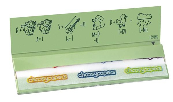 Choosypapers King Size Slim Zigarettenpapier Rauchen ist wie Atmen